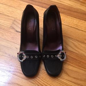 Black Heels with Beautiful Detailing